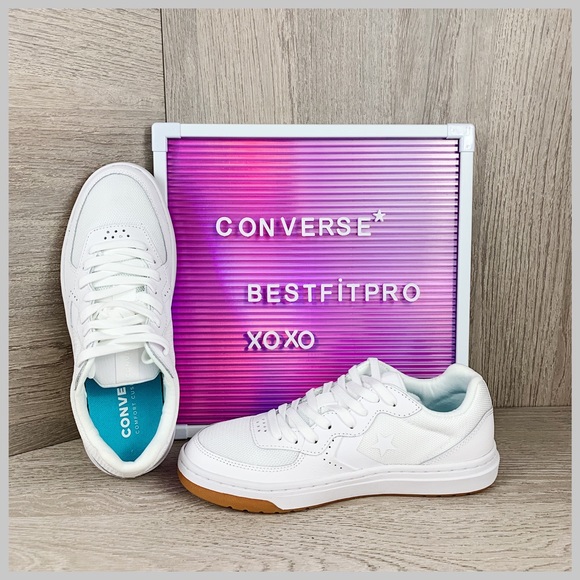 converse rival leather low